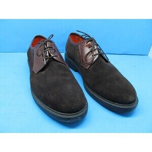 Antonio Parriego Mens Brown Leather And Nubuck Derbys Size US 9 EUR 42